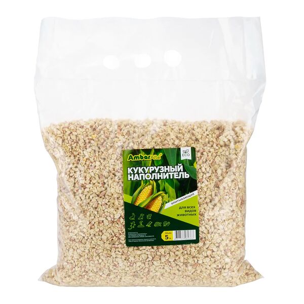 Кукурузный наполнитель Ambar универсальный 5л