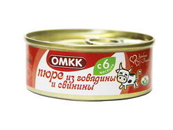 Консерва мясная ОМКК из говядины и свинины 100г ж/б ДП