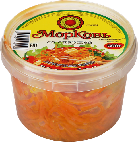 

Морковь ФДС По-корейски со спаржей, 200г