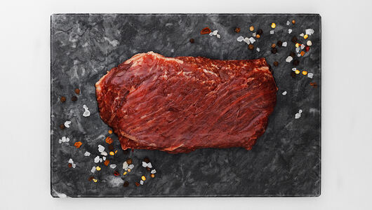 Стейк мачете в устрично-луковом маринаде