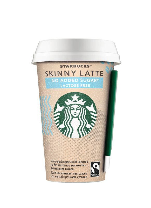 

Напиток молочный кофейный Starbucks Skinny Latte на безлактозном молоке без сахара 0.9% 220 мл