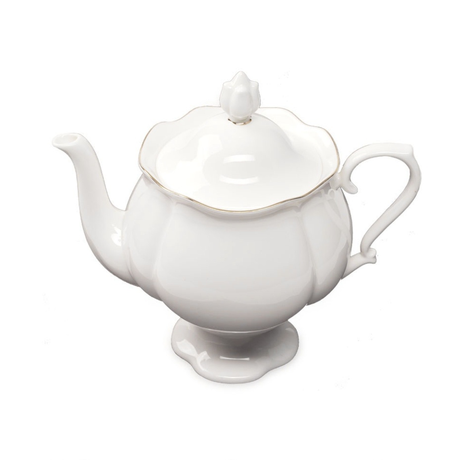 

Чайник заварочный Императорский фарфоровый завод Золотая лента форма Наташа