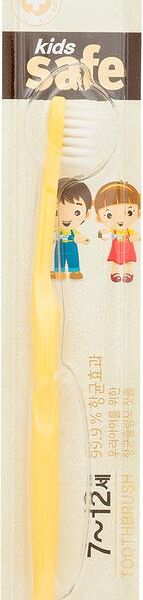 Зубная щётка CJ Lion Kids Safe Toothbrush №3 7-12 лет желтая