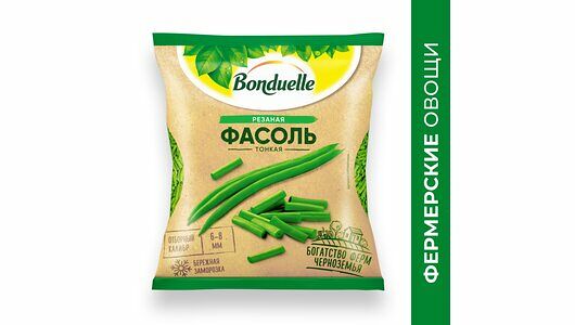 Фасоль замороженная Bonduelle фермерская, тонкая, 400 г