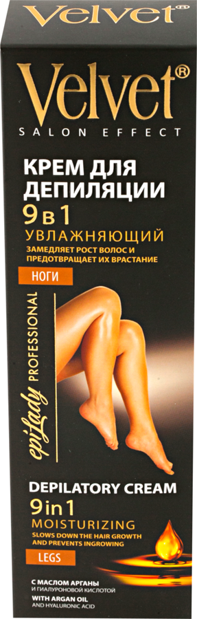 

Крем для депиляции Velvet 9 в 1 увлажняющий 125 мл