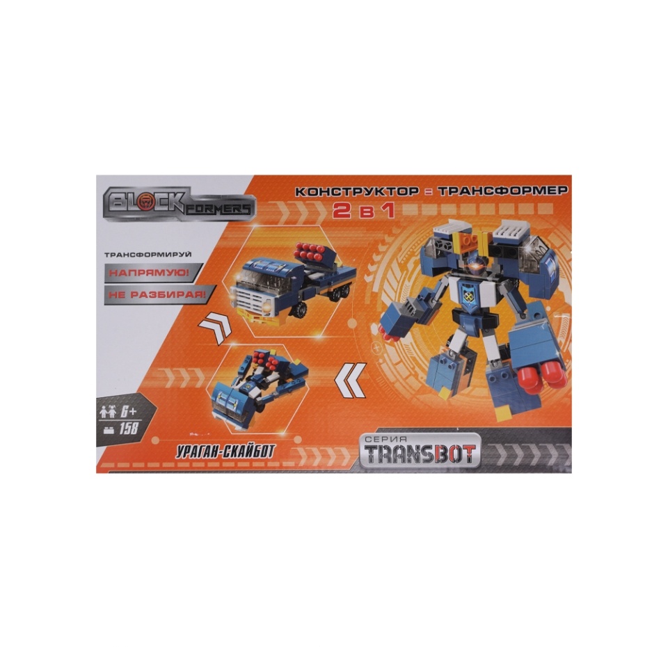 

Конструктор 1TOY Blockformers Transbot, Ураган-Скайбот