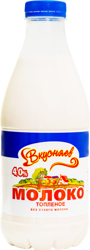 

Молоко Вкусняев питьевое топленое 4% 930 мл