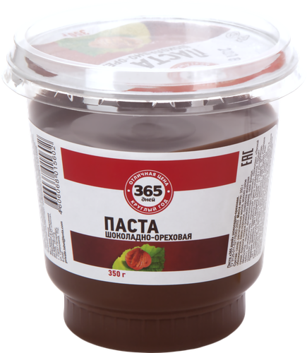 

Паста шоколадно-ореховая 365 ДНЕЙ, 350г