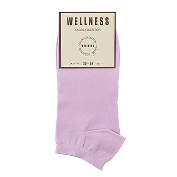 Носки Wellness Casual цвет сиреневый/розовый, размер 35-38