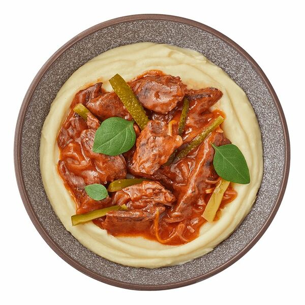 Азу из говядины с картофельным пюре Шеф Перекрёсток, 300г