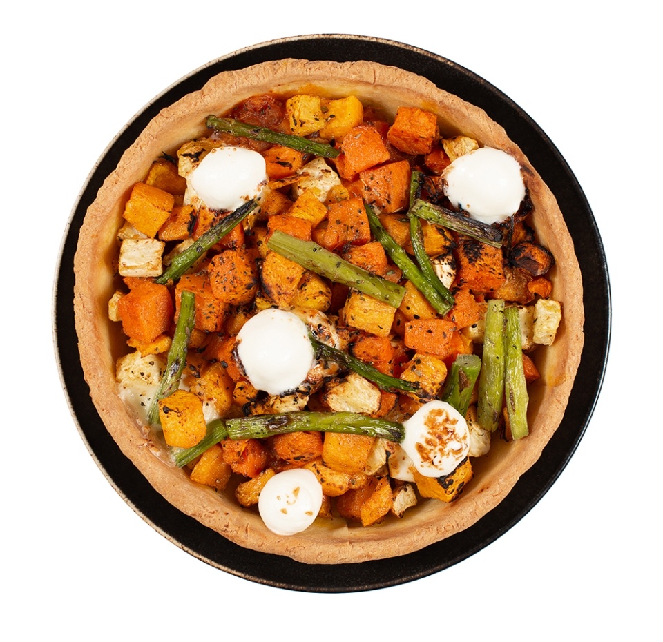 

Тарт Татен с бататом и моцареллой от бренд-шефа АВ Россия