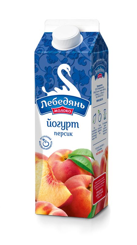 

Йогурт питьевой ЛебедяньМолоко персик 2.5% 450 г