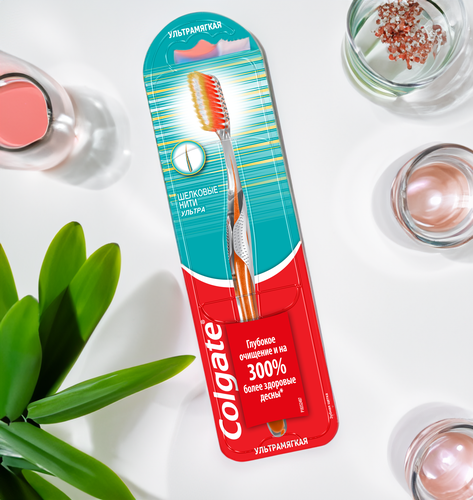 

Зубная щетка Colgate Шелковые нити ультрамягкая цвет в ассортименте 1 шт.