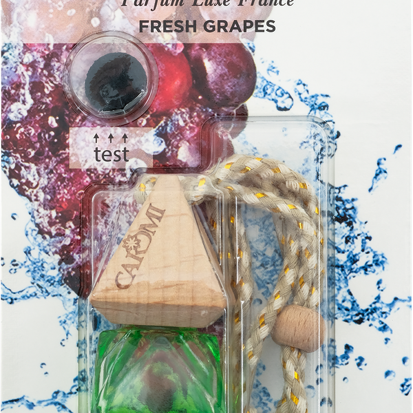 Ароматизатор CAROMI подвесной, фруктовый, с ароматом виноград