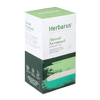 Чай зелёный Herbarus Легкий Активный 24х2г Россия
