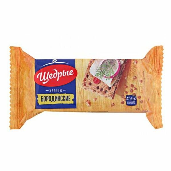 Хлебцы хрустящие бородинские Щедрые