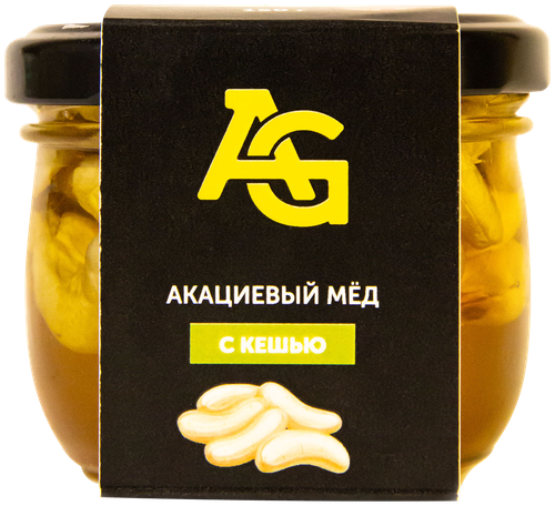 

Мед акациевый ALTAYGOLD с кешью, 150г