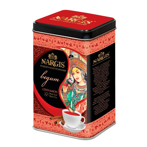Чай индийский черный листовой Nargis - Begum Assam (Ассам) TGFOP c корицей