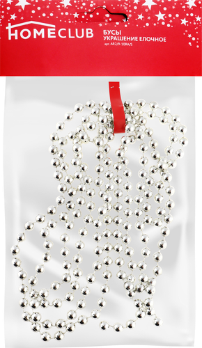 

Бусы HOMECLUB d=1см, 2,7м