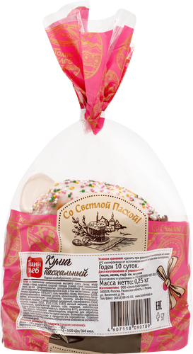 

Кулич пасхальный Томин Хлеб 250 г