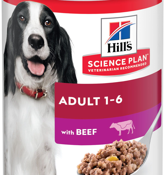 Корм консервированный для взрослых собак HILL'S Science Plan Говядина