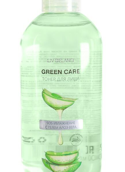 Тонер для лица Liv Delano Sos-увлажнение с гелем алоэ вера, 200 мл