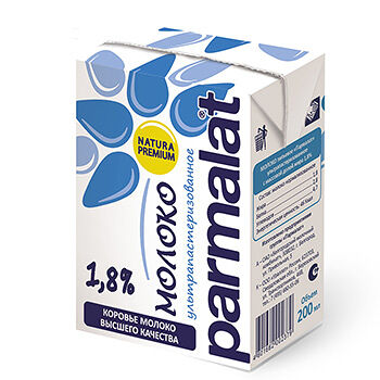 Молоко ультрапастеризованное Parmalat 1,8%