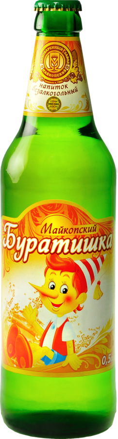 

Напиток Майкопский Буратишка сильногазированный 0.5 л