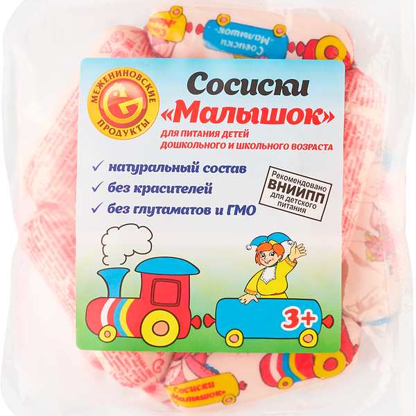 Сосиски ПФ МЕЖЕНИНОВСКАЯ Малышок