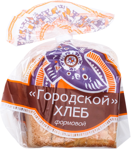 

Хлеб СЫКТЫВКАРХЛЕБ Городской формовой нар половинка, 300г