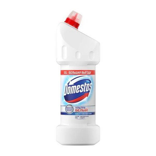 DOMESTOS СРЕДСТВО ЧИСТЯЩЕЕ ДЛЯ УНИТАЗА УЛЬТРА БЕЛЫЙ 1500МЛ