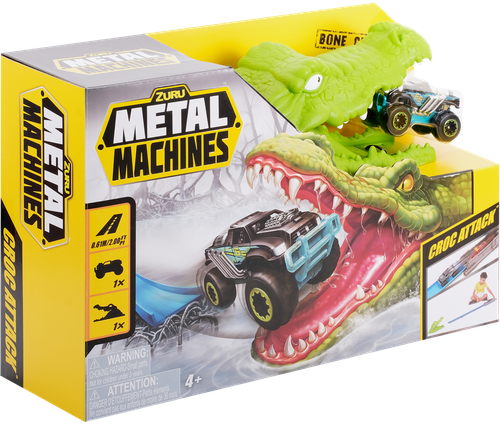 

Набор игровой ZURU Metal Machines, с машинкой, трек крокодил