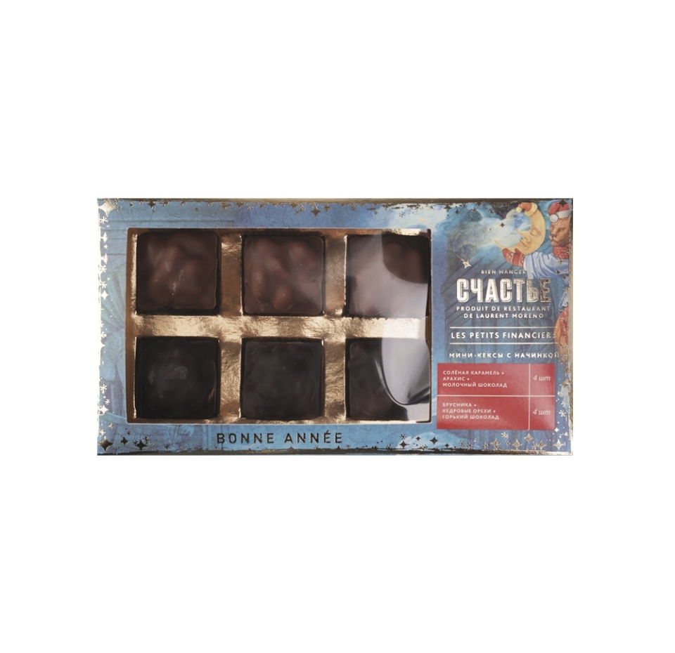 

Мини-кексы Фабрика Счастья финансьер Новогодняя коллекция Счастье 270 г