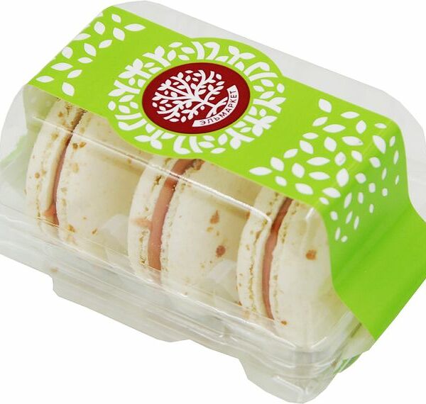 Пирожное Эльмаркет Макаронс Соленая Карамель 75г