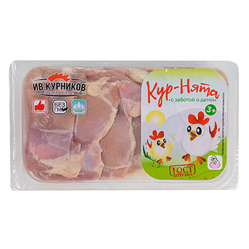 Филе бедра цыплёнка-бройлера «Кур-Нята», 650 г, Россия