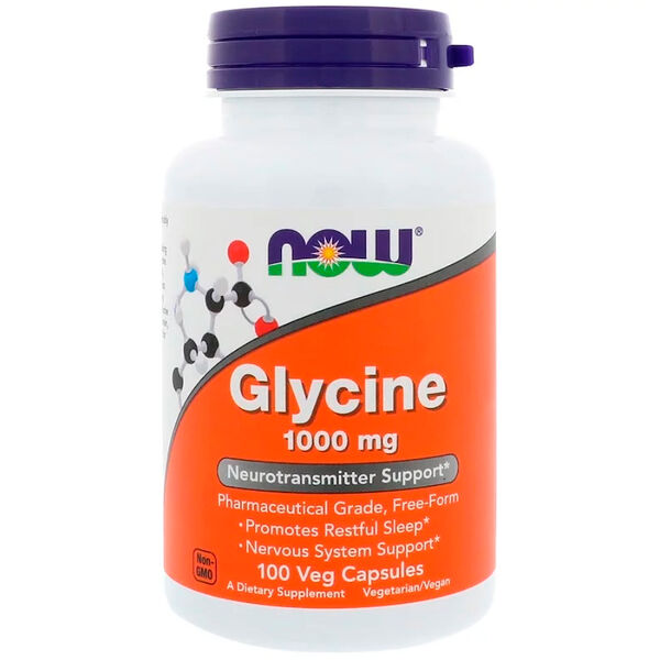 Now Glycine капсулы 1000 мг 100 шт