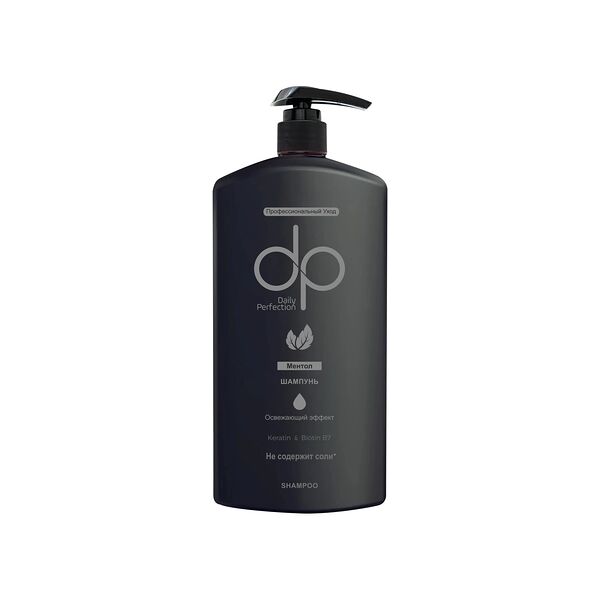 Шампунь Daily Perfection Professional с кератином и биотином В7 Ментол