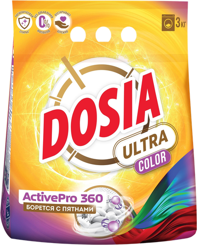

Стиральный порошок Dosia Ultra Color 3000 г