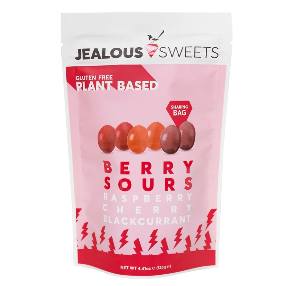

Желейные конфетыJ ealous Sweets малина, вишня и черная смородина 125 г
