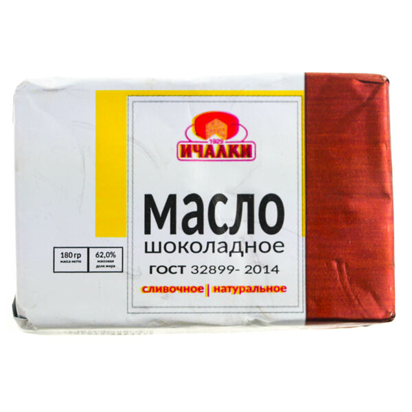 Масло шоколадное Ичалки 62%