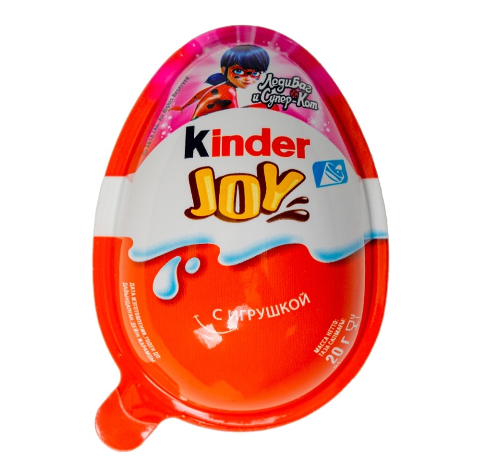 

Шоколадное яйцо "Супер Девочка" Kinder Joy 20 г, Польша