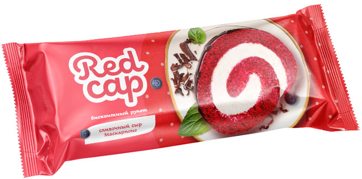 

Рулет бисквитный Redcap сливочный сыр Маскарпоне 200г