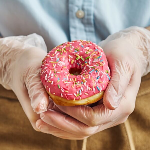 Донат клубничный со вкусом клубники 55г