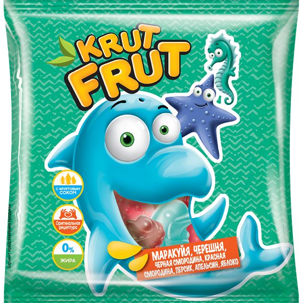 Мармелад жевательный KRUTFRUT Морские животные