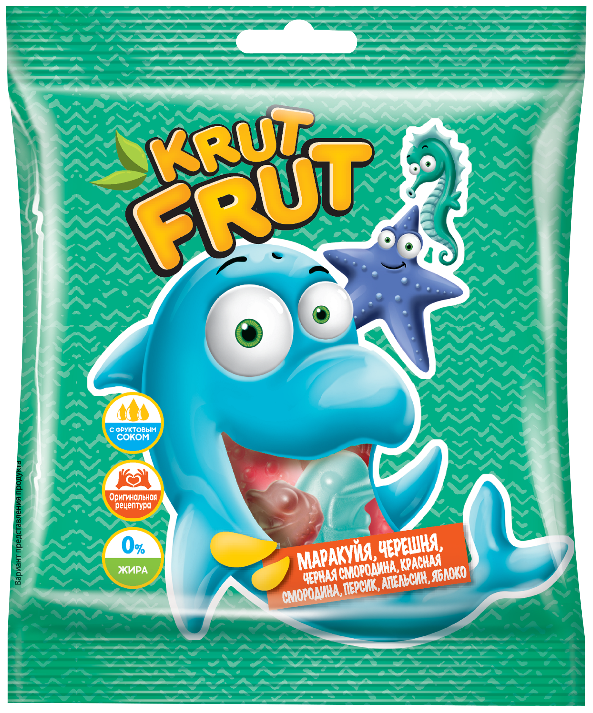 

Мармелад жевательный KRUTFRUT Морские животные