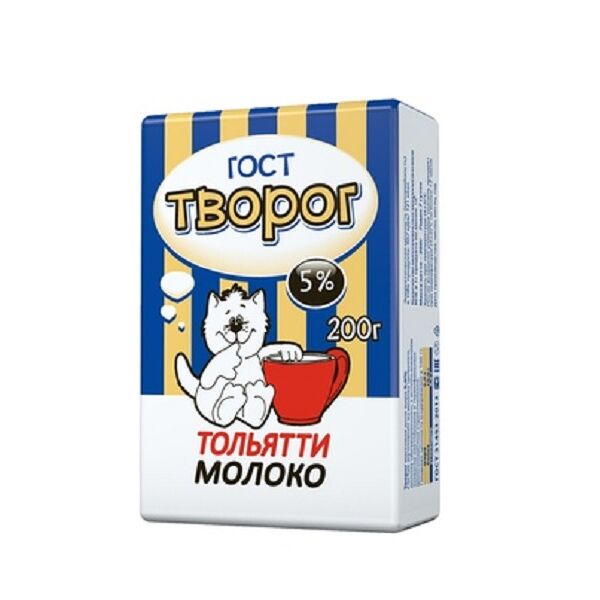 Творог ТольяттиМолоко 5%