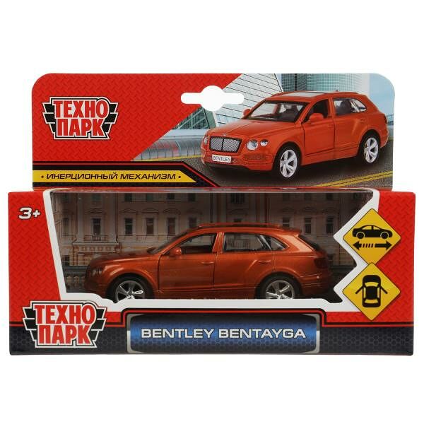 Машина металл bentley bentayga, 11,4 см, двери, инерция, коробка