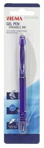 Ручка гелевая стираемая ТМ Sigma (Сигма)