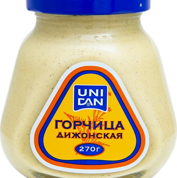 Горчица Uni Dan Дижонская 270г
