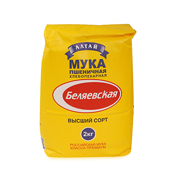 

Мука пшеничная хлебопекарная высший сорт ТМ "БЕЛЯЕВСКАЯ"